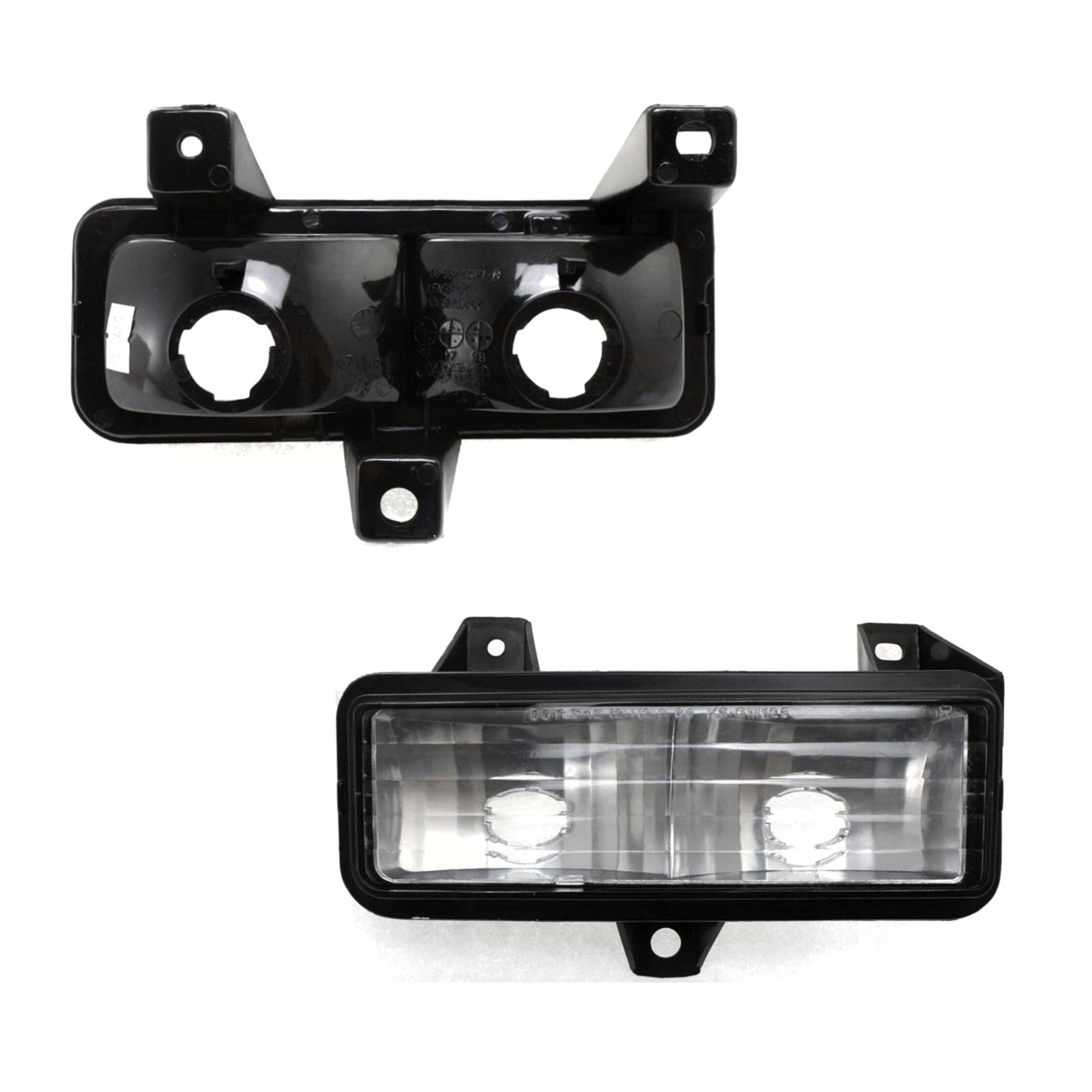 Parking Light Set For Chevrolet GMC Below Single Headlamp Left & Right