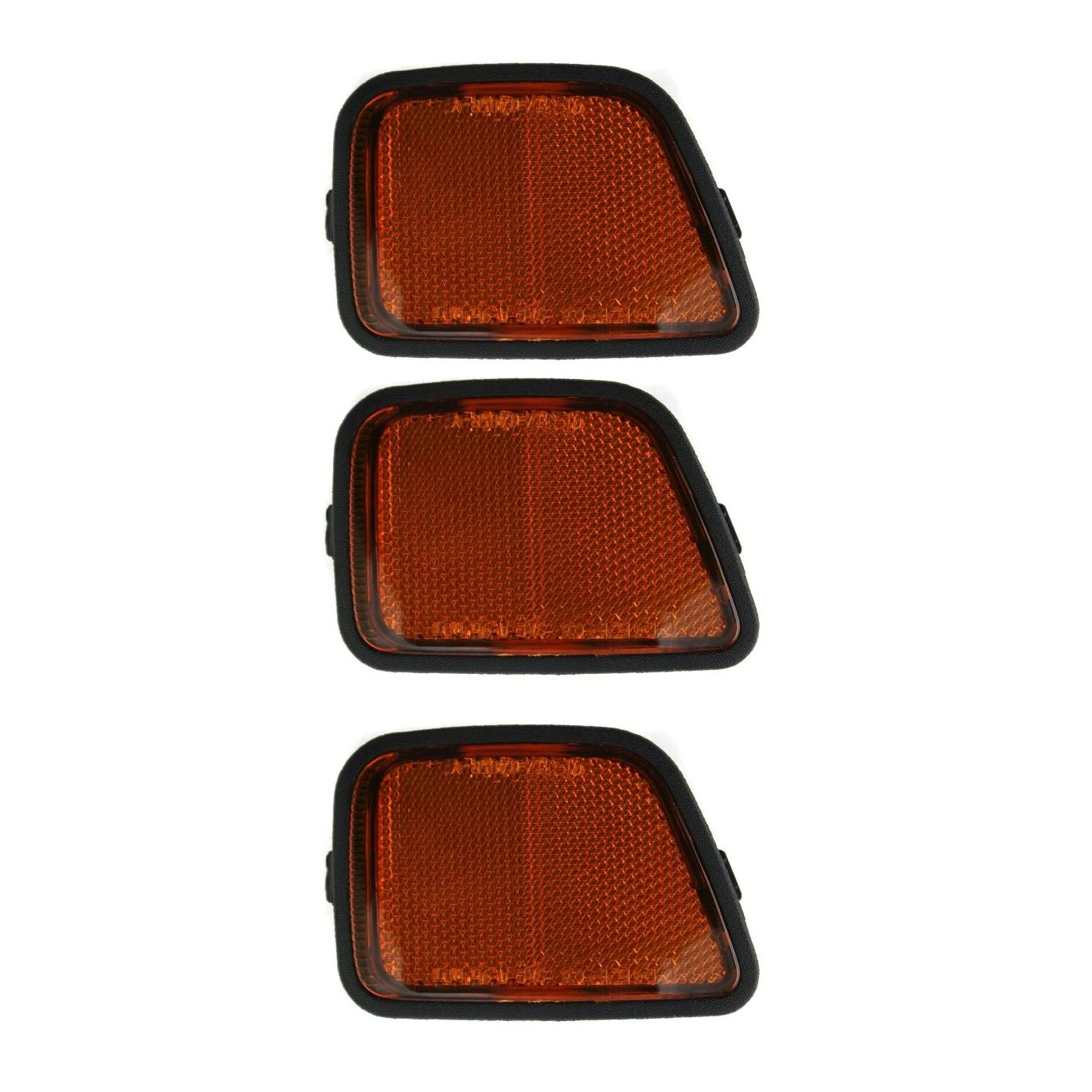 3 Sets Of - For Honda CR-V Bumper Face Bar Reflector Light Lamp Passenger Right Side