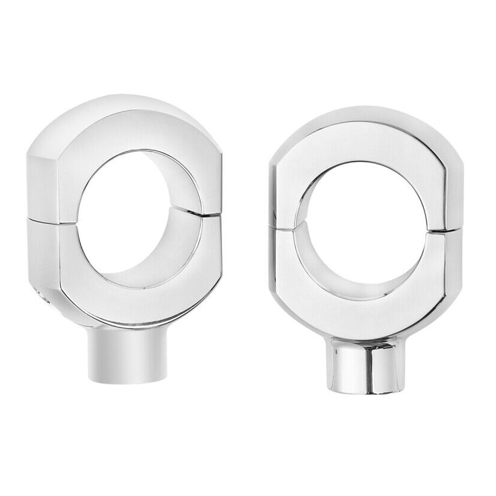 Chrome 2'' Handlebar Bar Risers Fit For Harley-Davidson Harley 1200