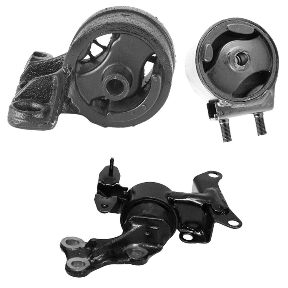 Front Right Front & Rear Engine Mounts 3pcs Fits L4-