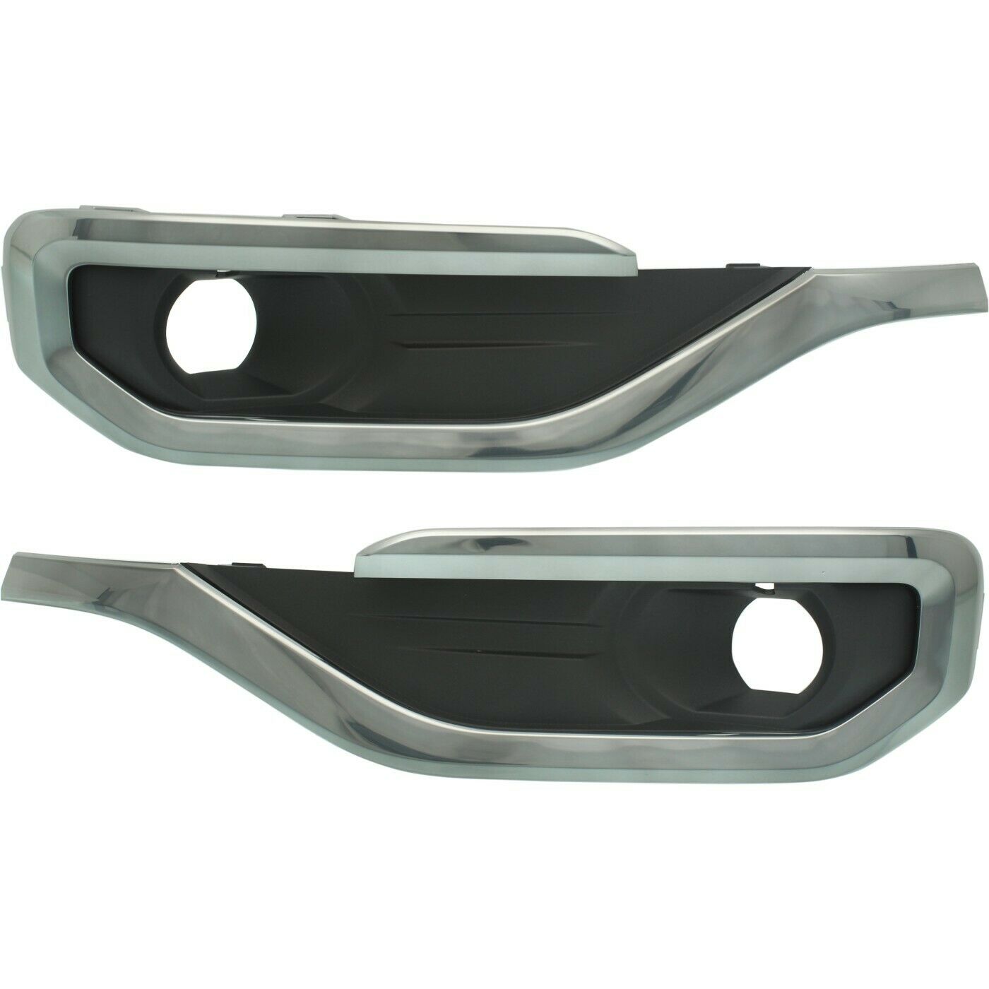 Set Of 2 Fog Light Covers Driver Passenger Side Pair For 2017-2018 GMC Acadia