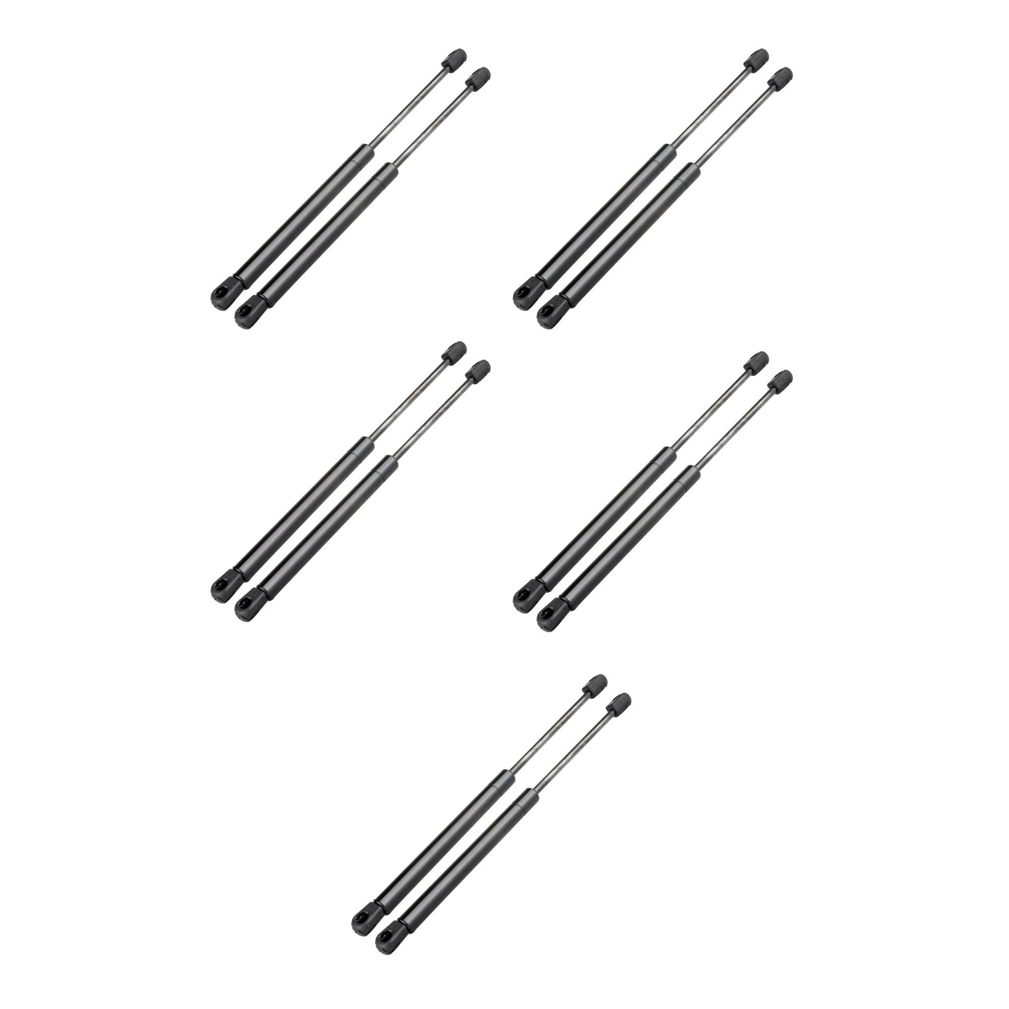 10 PCS - Rear Trunk Lift Supports Struts For 1993-1997 Honda Civic Del Sol Coupe 4502