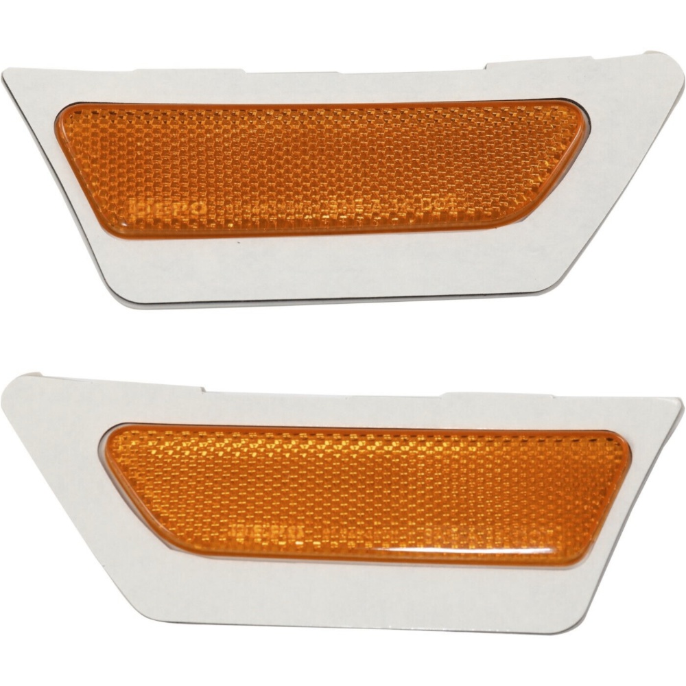 Pair Set Of 2 Side Markers Corner Lamp Parking Light Cornerlight Left & Right