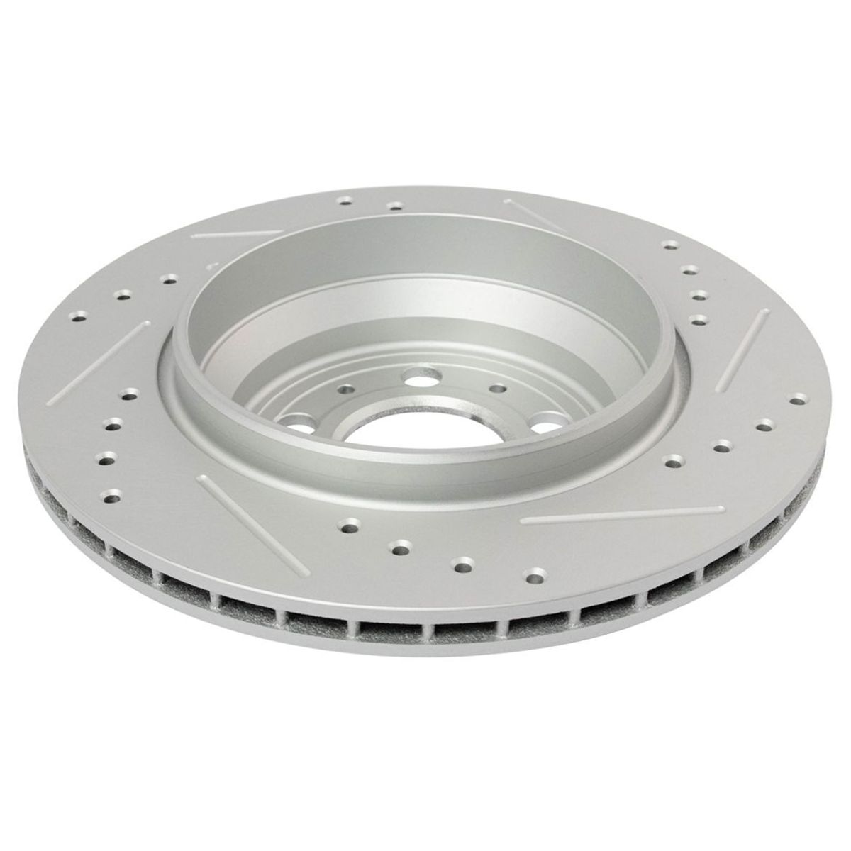 For 2003-2014 XC90 Drilled Slotted Brake Rotor & Ceramic Pad Front & Rear Kit