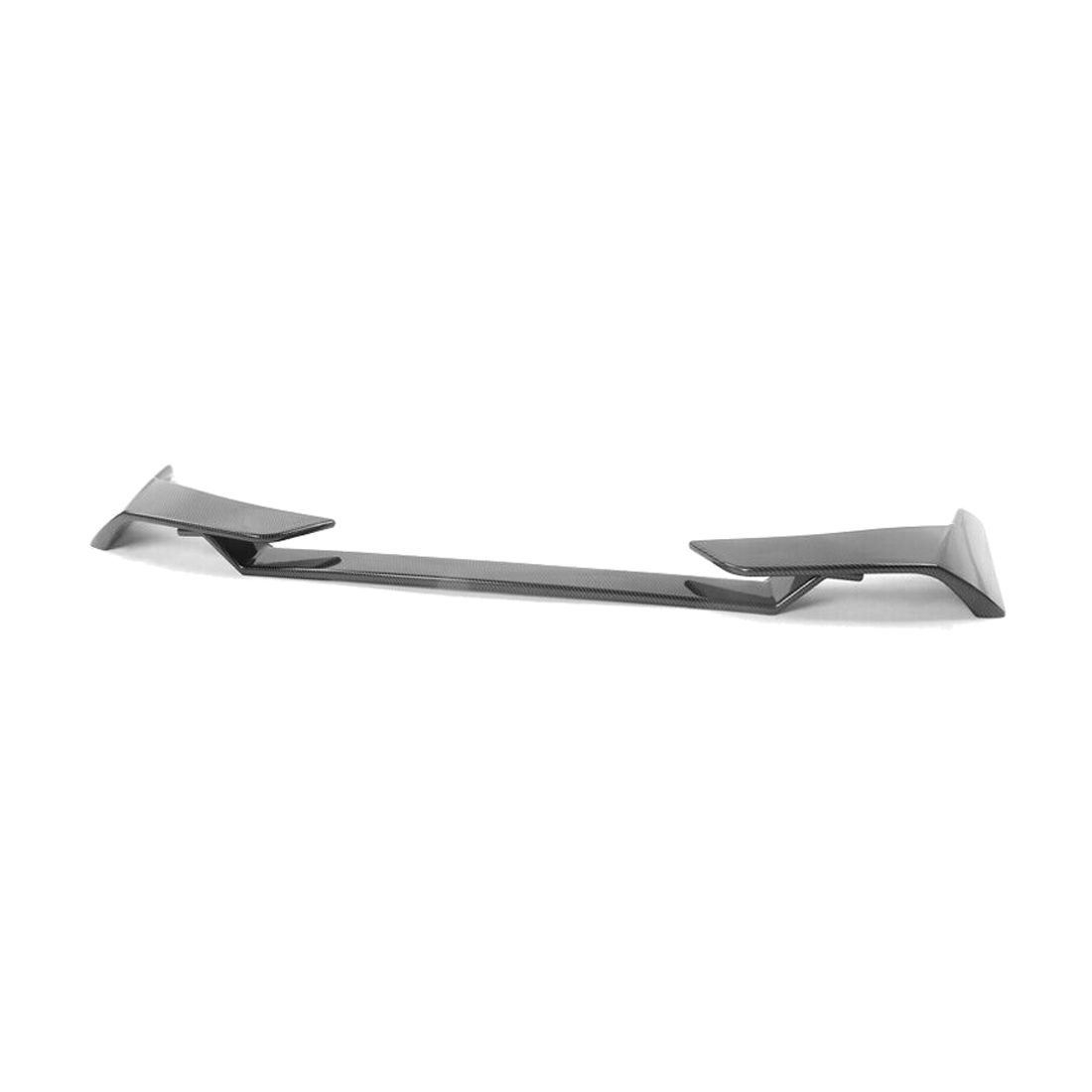 Fits 21-23 Ford Mustang Mach-E Carbon Fiber Print MID Trunk Spoiler Lip ABS 3PCS