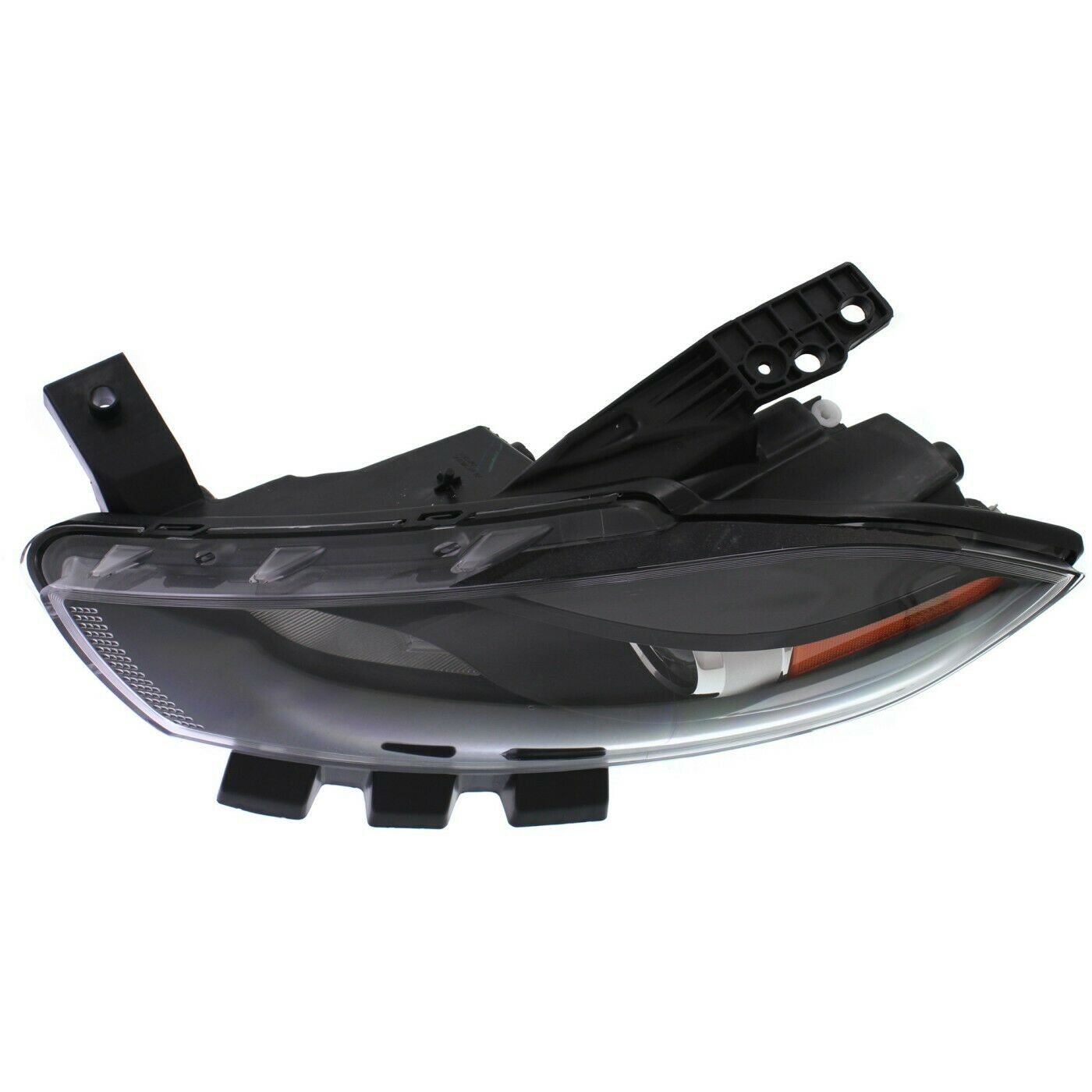 Headlight For 2013-15 Dart Sedan Left Black Housing With Bulb