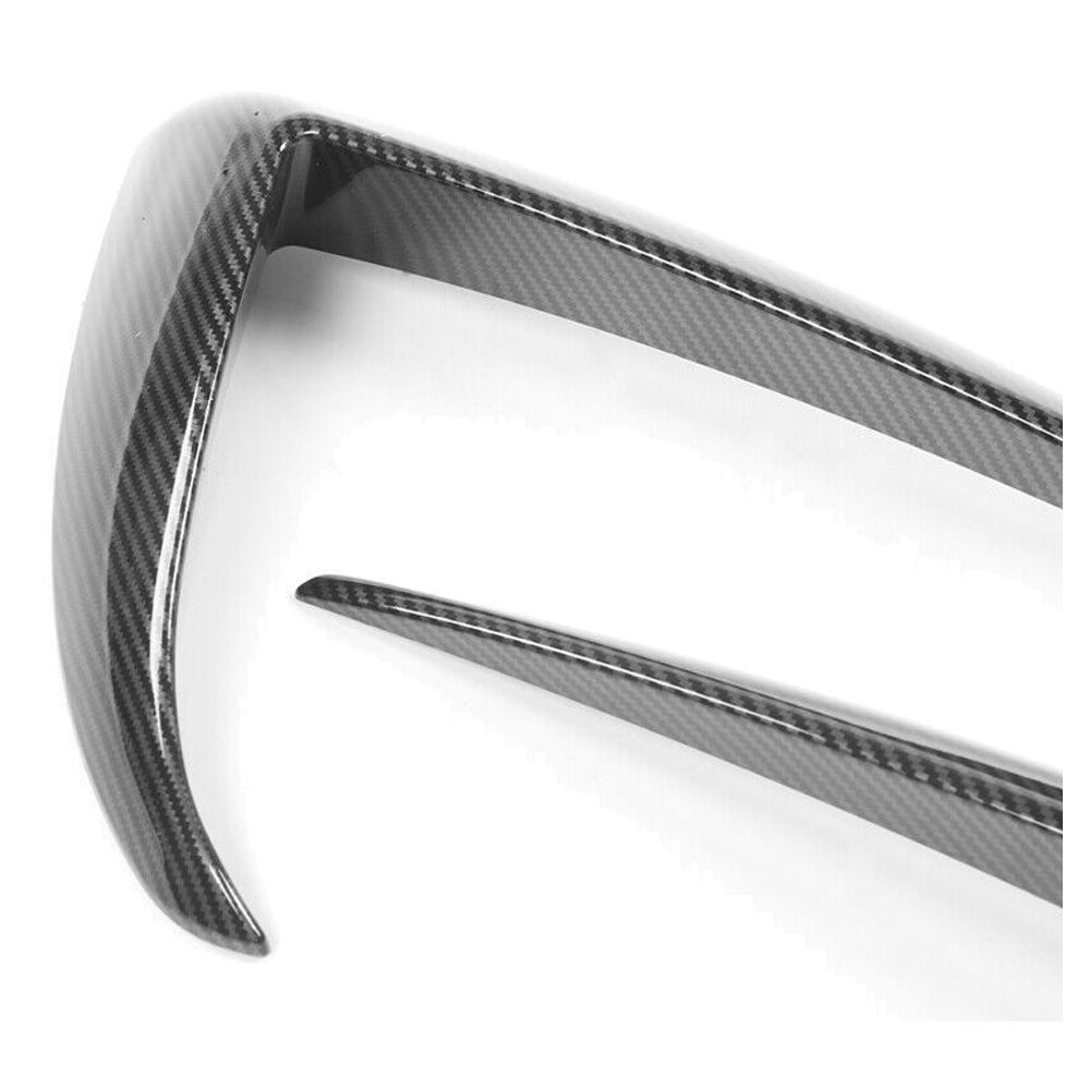 For 20-23 Y Long Range Carbon Fiber Print Fog Light Eyebrows Cover Decoration