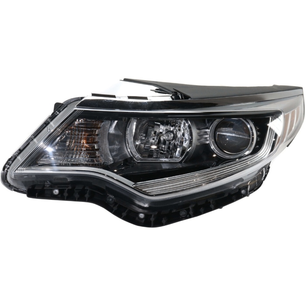 Headlight For 2016-2018 Kia Optima Sedan Driver Side Halogen Clear Lens