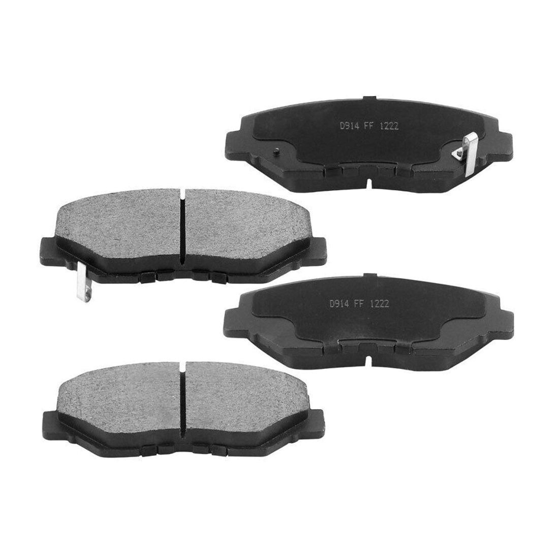 4x Front Ceramic Brake Pads