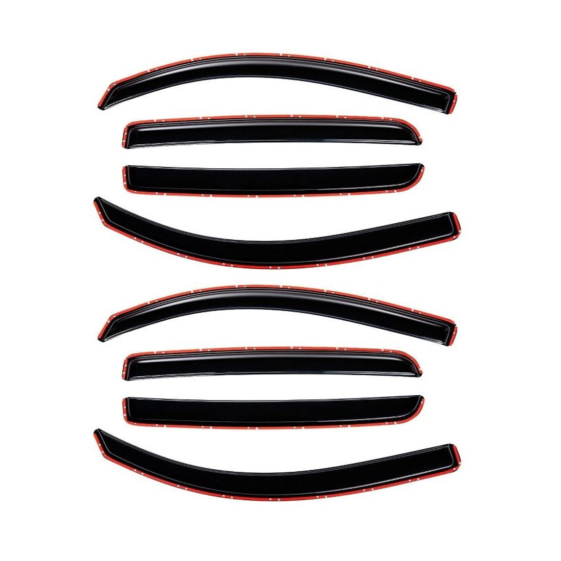 2 Sets Of - In Channel Style Sun Rain Window Visors Visor For 194446