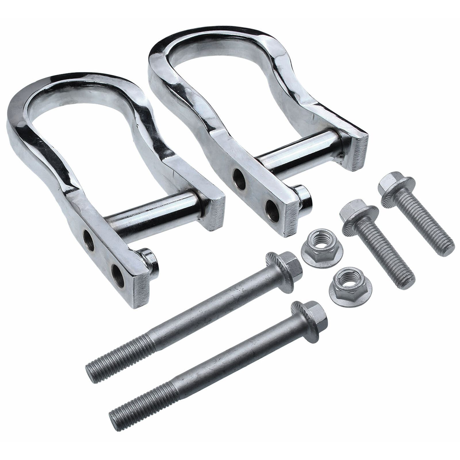 3 Sets Of - Chrome Tow Hooks For Chevrolet GMC Silverado Sierra 1500 2007-2019