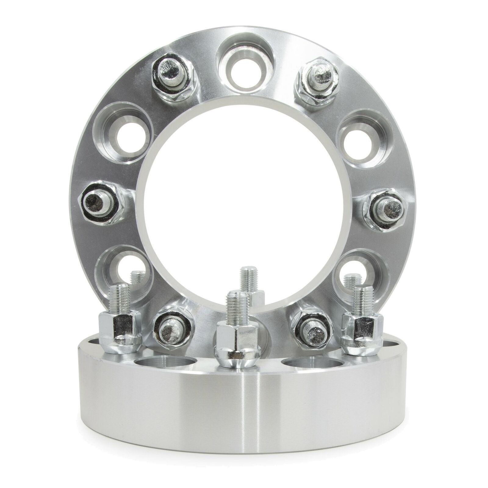 2 Wheel Spacers Adapters 1.5" Thick 7 Studs For Chevrolet GMC 6 Lug 6x5.5