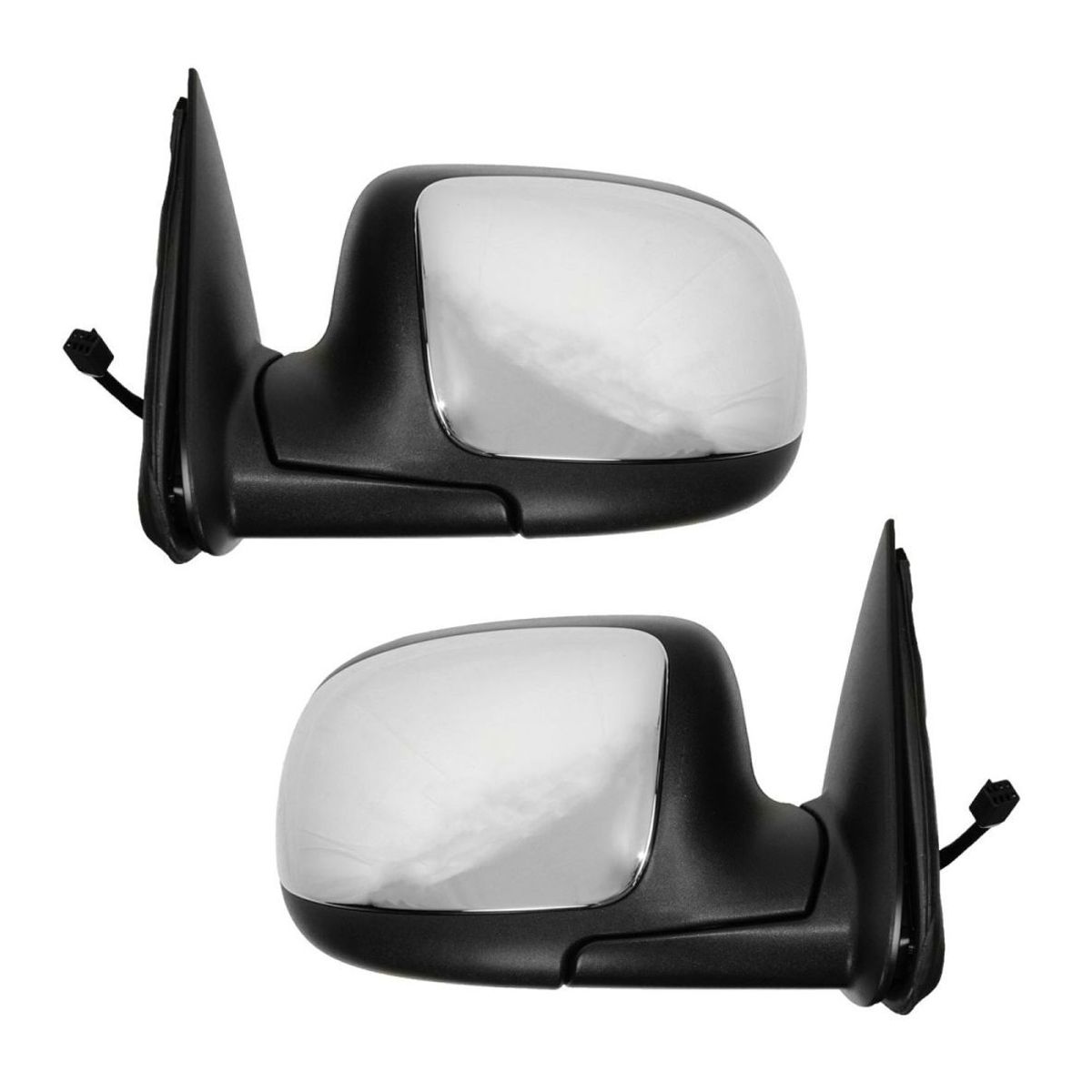 Chrome Power Mirrors Left & Right For Chevy GMC Truck