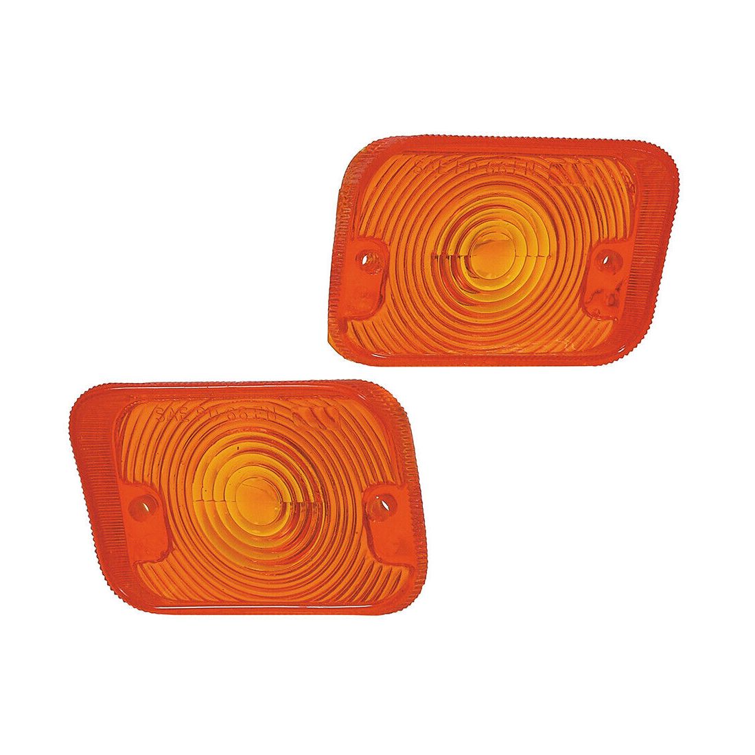 For 66-67 Ford Falcon Futura U/K Lenses Parking Lamp Amber Left Right Light