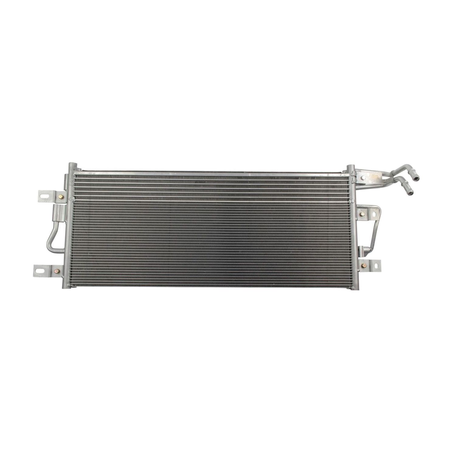 A/C Air Conditioning Condenser W Oil Cooler For 2013-2019 Explorer Sport 3.5L