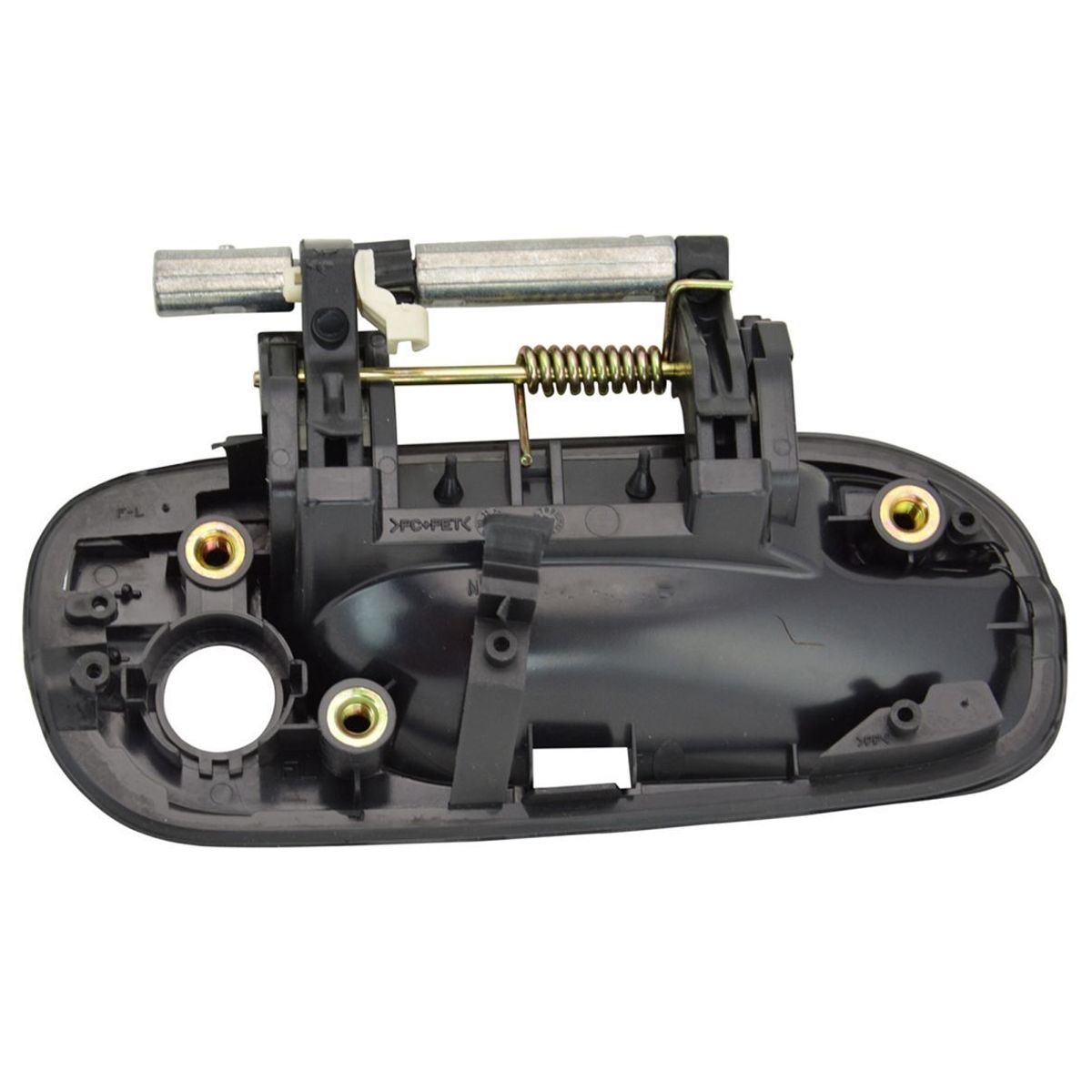 For 00-06 Sentra Door Handle With Keyhole Smooth Black Outer Outside Set Of 4