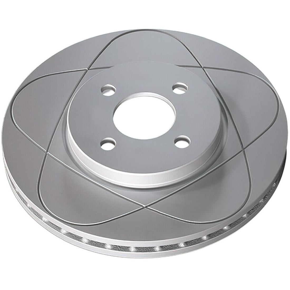 Front Slotted Disc Brake Rotors & Pads For 1981-1982 Rabbit L Hatchback 239mm