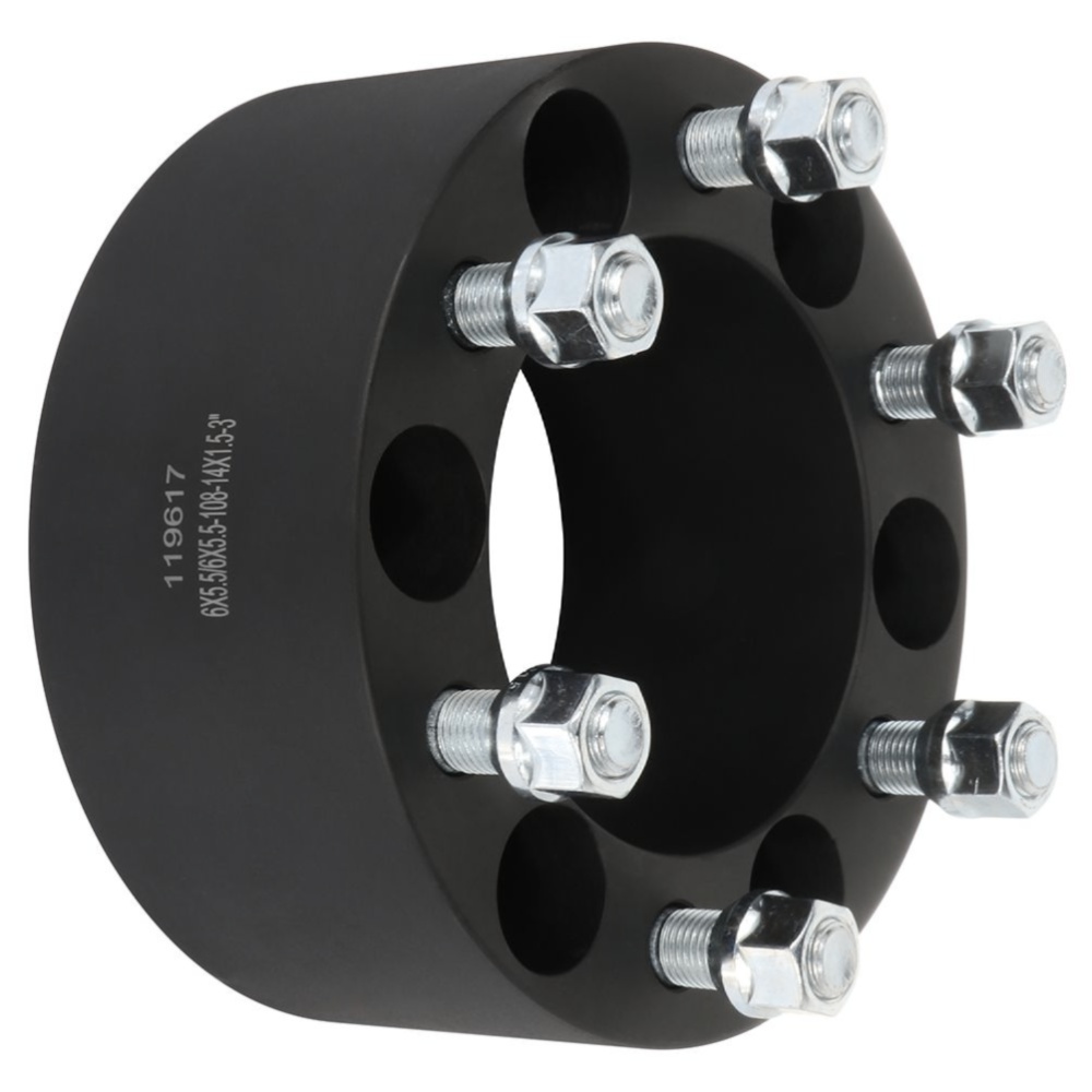 2-pcs 3" 6x5.5 14x1.5 Studs Wheel Spacers For Cadillac Chevrolet GMC