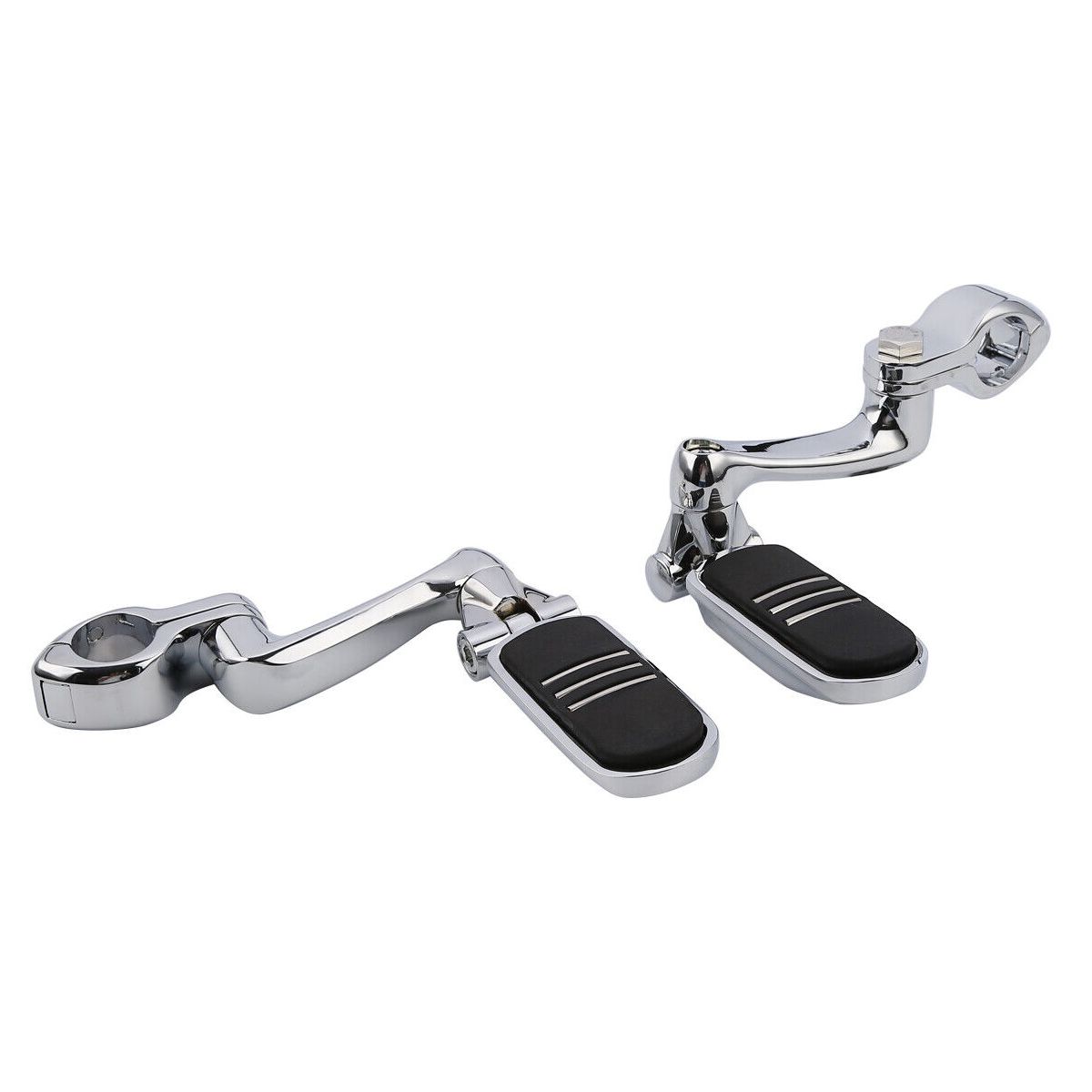 For 14-21 CVO 360 Adjustable Highway Foot Pegs 1 1/4" Engine Guard Long Mount