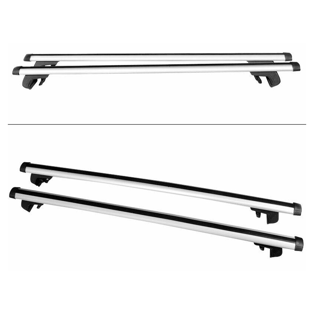 2 Sets Of - Aluminum Inch 120CM Top Roof Rack Cross Bar Luggage Carrier Adjustable
