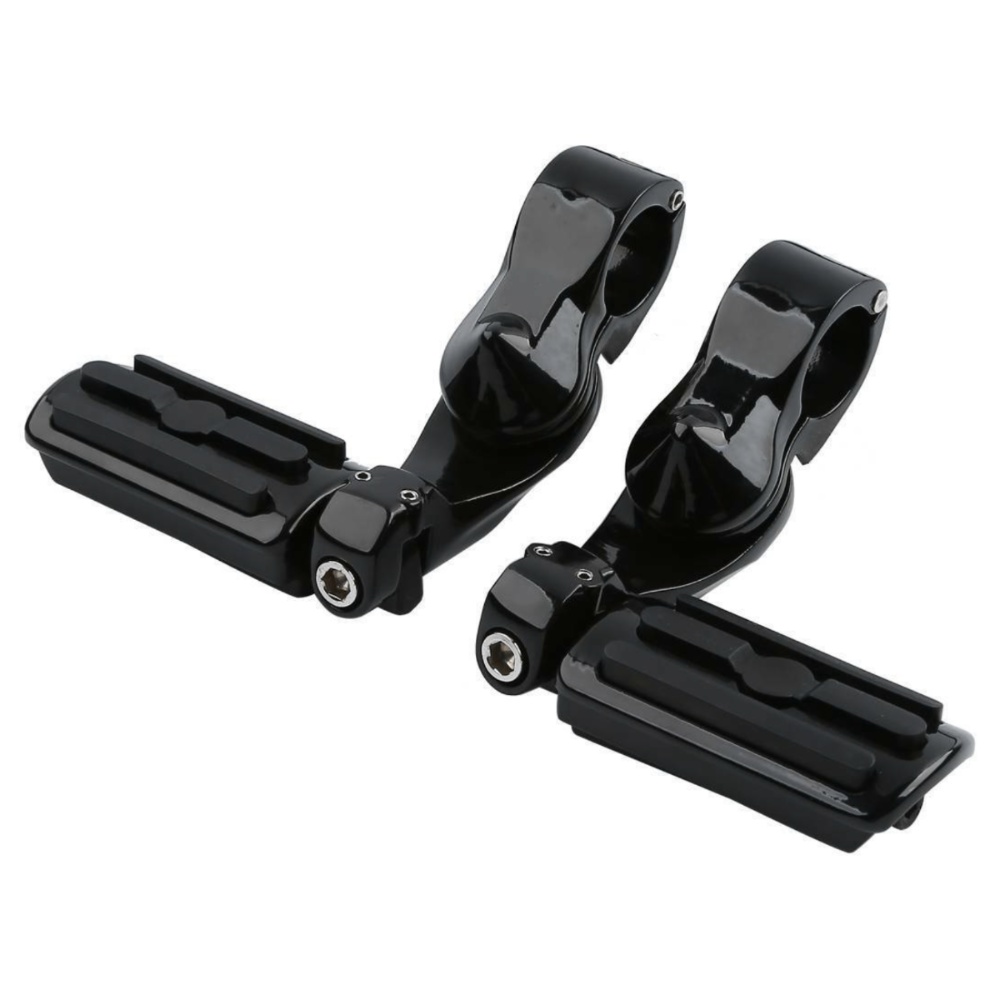 1.25" 1 1/4" Highway Foot Pegs For Harley-Davidson Honda Kawasaki Road US