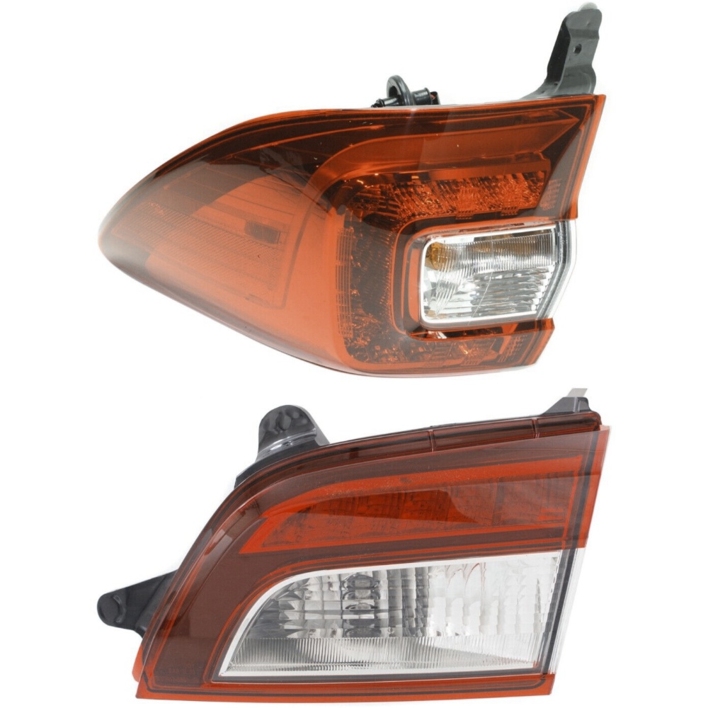 Pair Tail Lights Taillights Taillamps Brakelights Set Of 2 Driver & Passenger