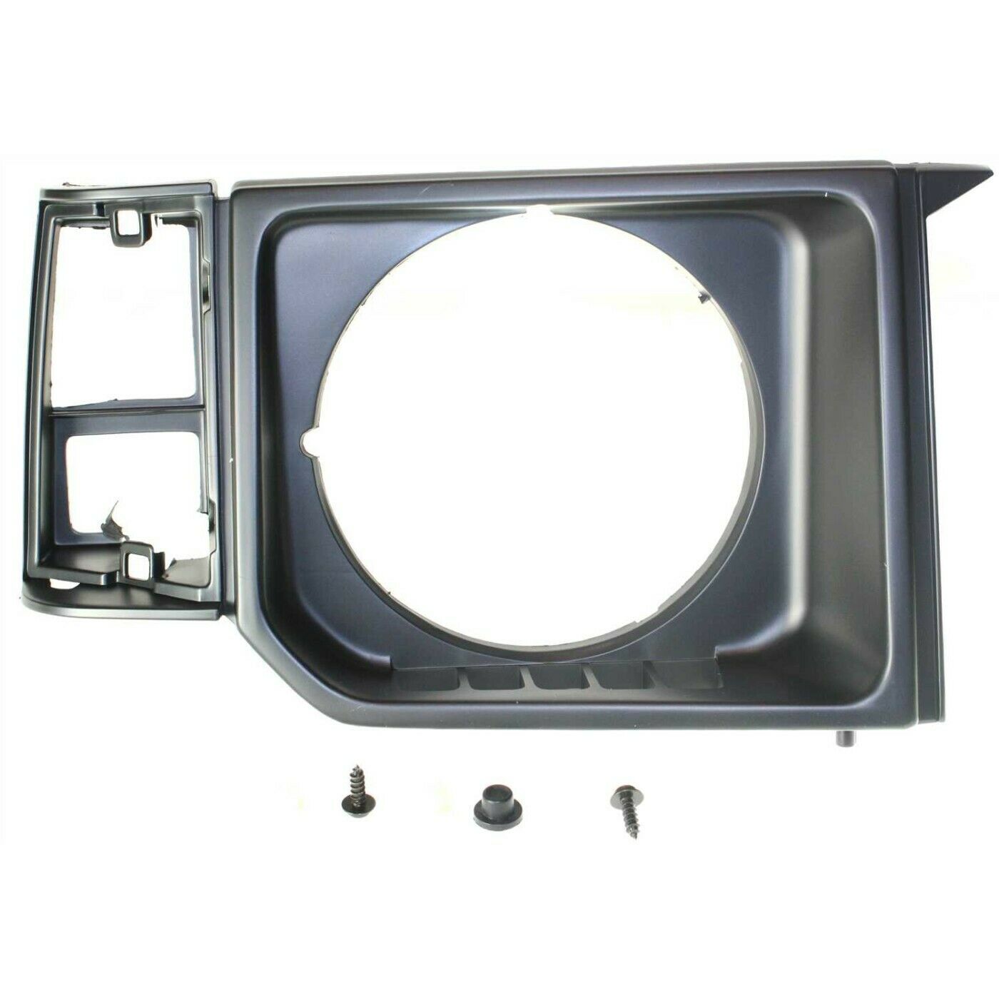 2pcs Pack Headlight Door/Bezel Left & Right Side Black LH RH For Montero Raider