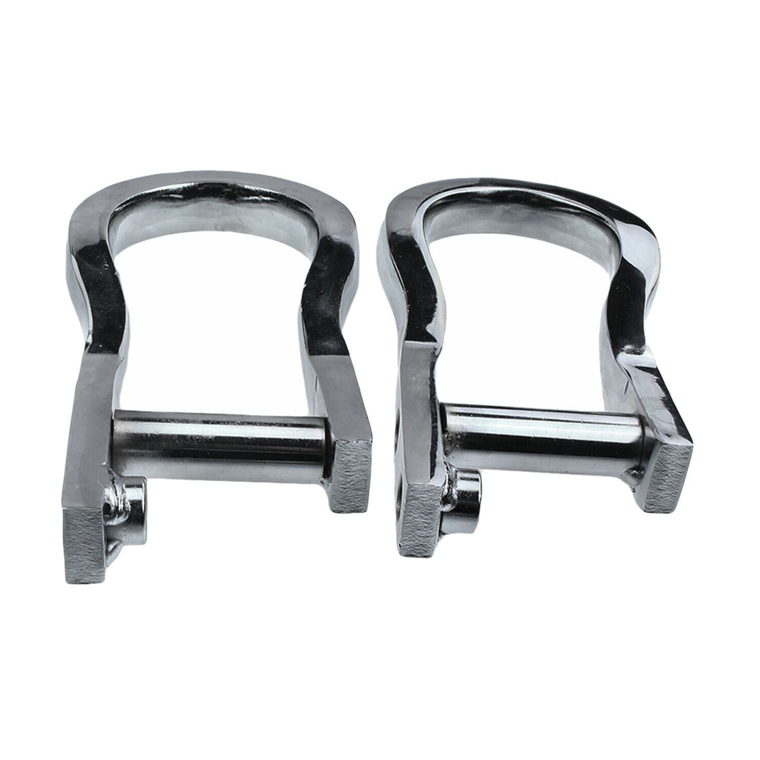 2Pcs Chrome Tow Hooks For Chevrolet GMC Silverado Sierra 1500 2007-2019 84072462