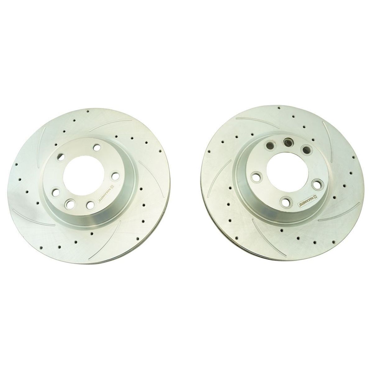 For Audi Porsche VW Brake Rotor Coated & Ceramic Pad Front Rear Kit W/Fluids