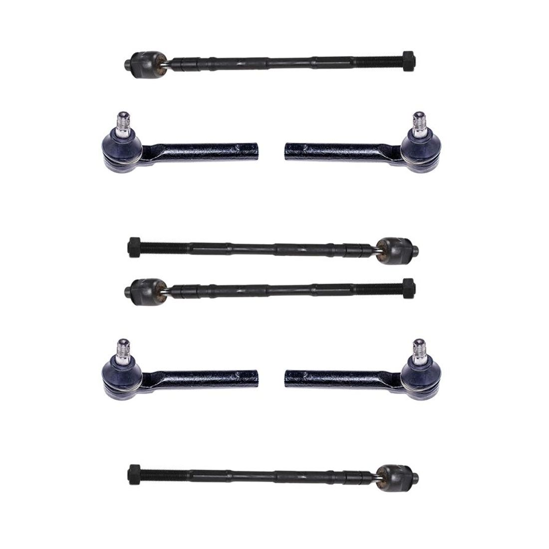 2 Sets Of - Front Inner Outer Tie Rods For 16-21 Crosstrek 14-18 Forester 13-15 XV