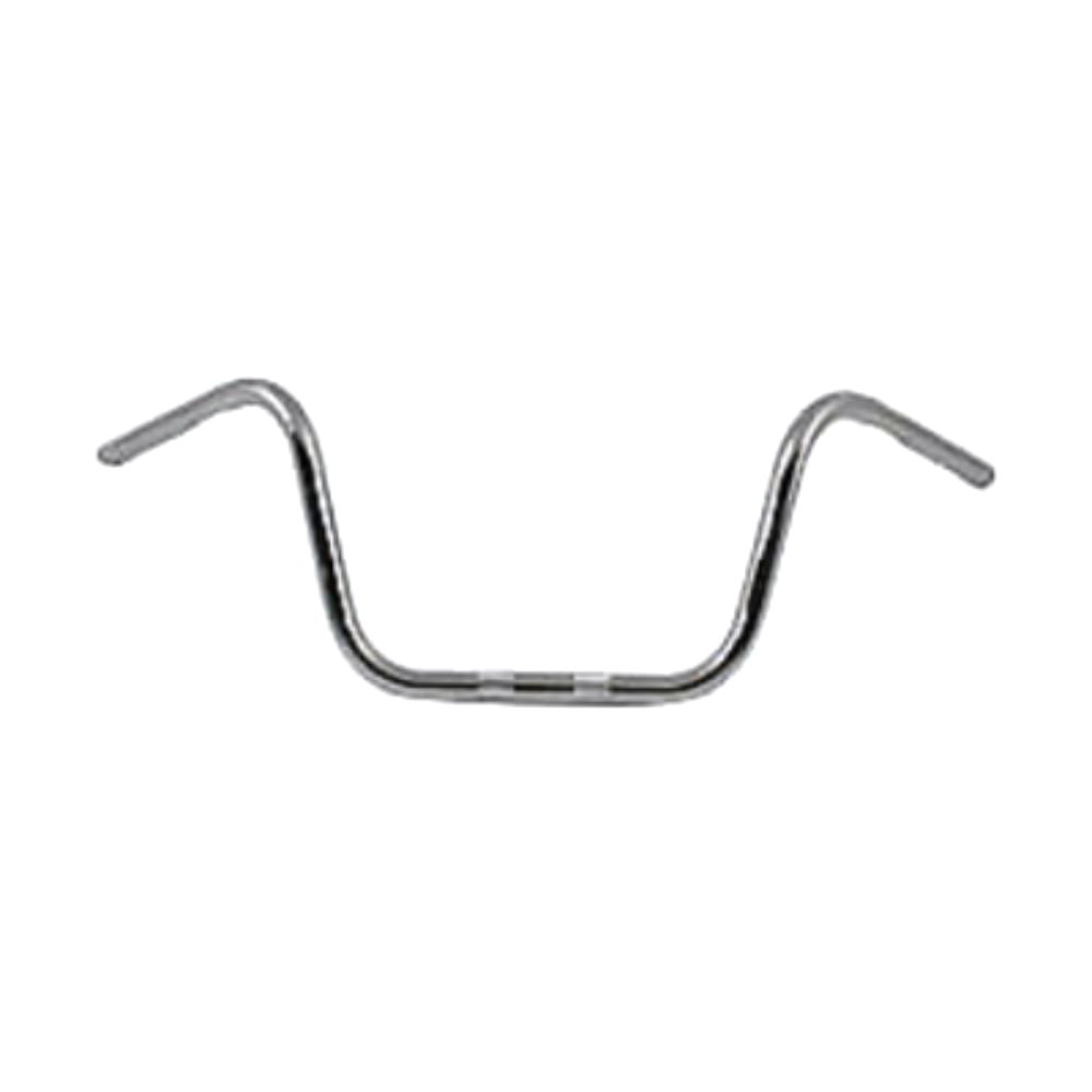 10" Chrome Ape Hanger Handlebar With Indents For Harley-Davidson