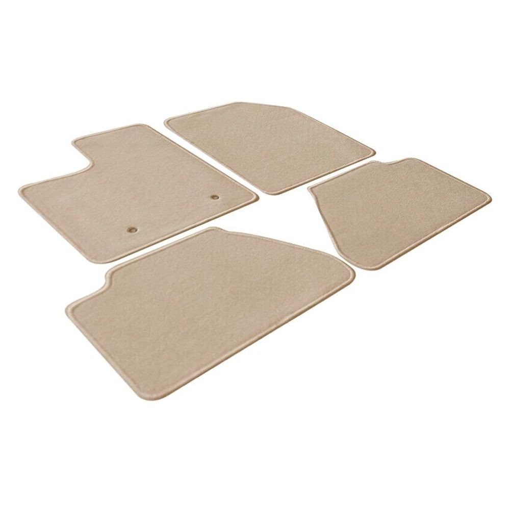 For 07-13 Edge Sport Utility Floor Mats Carpet Front & Rear Beige 4PC-Nylon