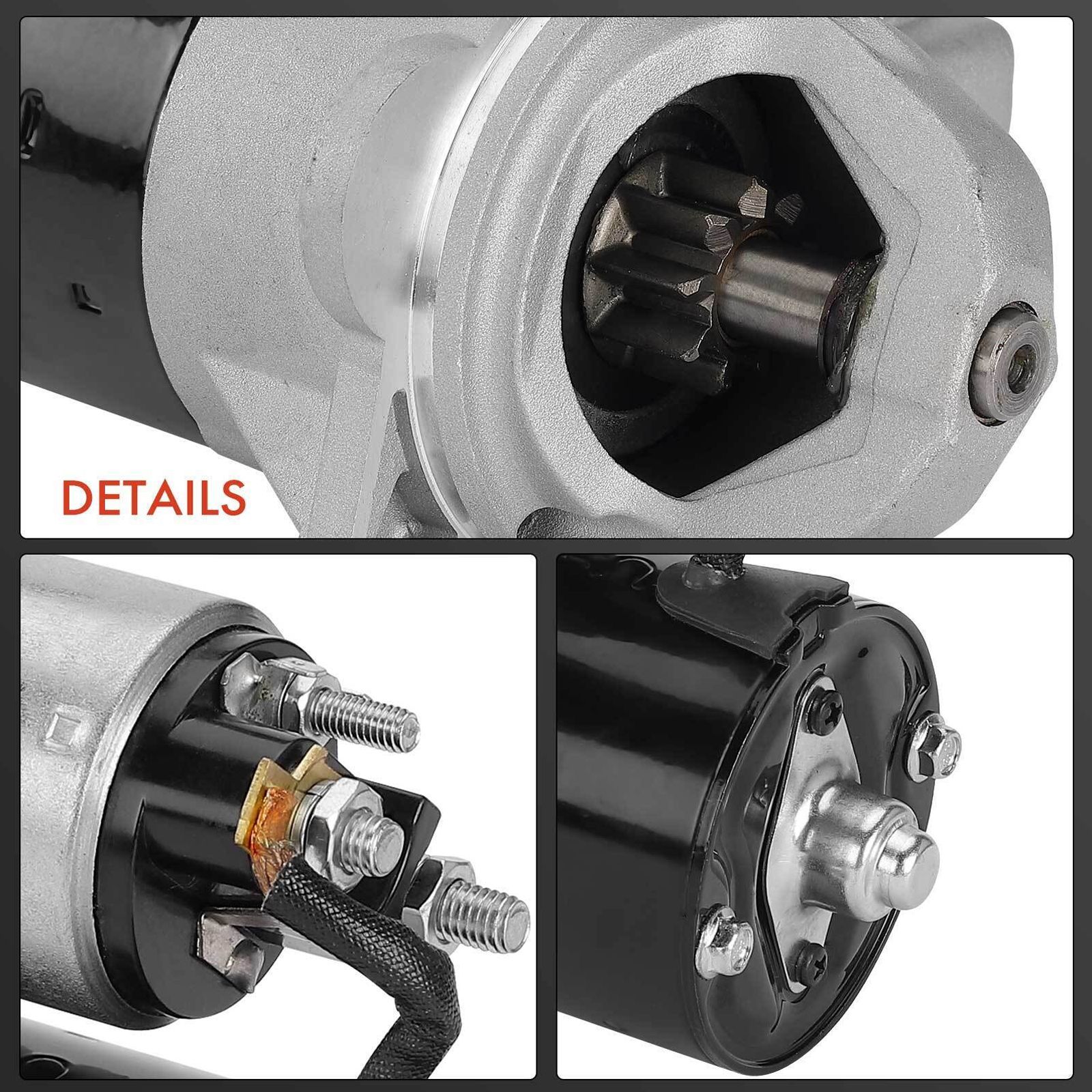 Starter Motor For 2002-2003 Saturn Vue Base Sport Utility 3.0L 1.5KW/12V CW 9T