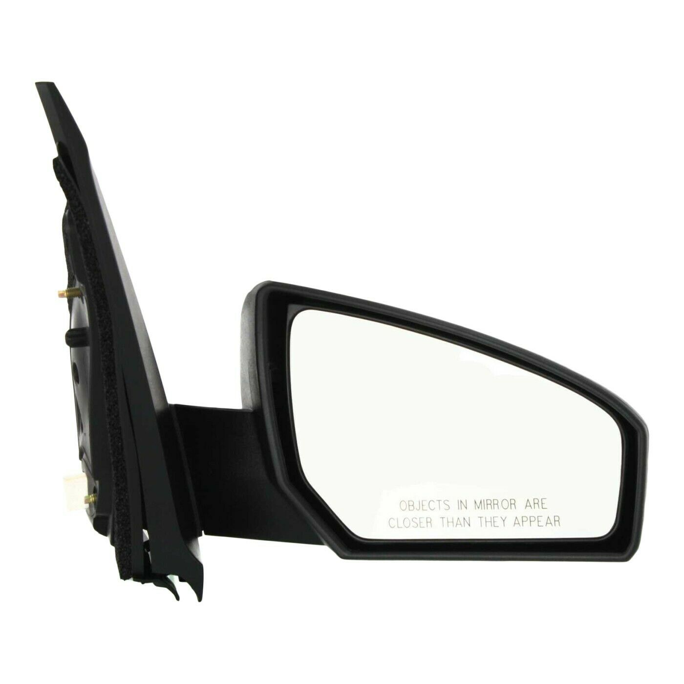 Black Power Side View Door Mirrors Left/Right Pair Set For 2007-12 Sentra Sedan