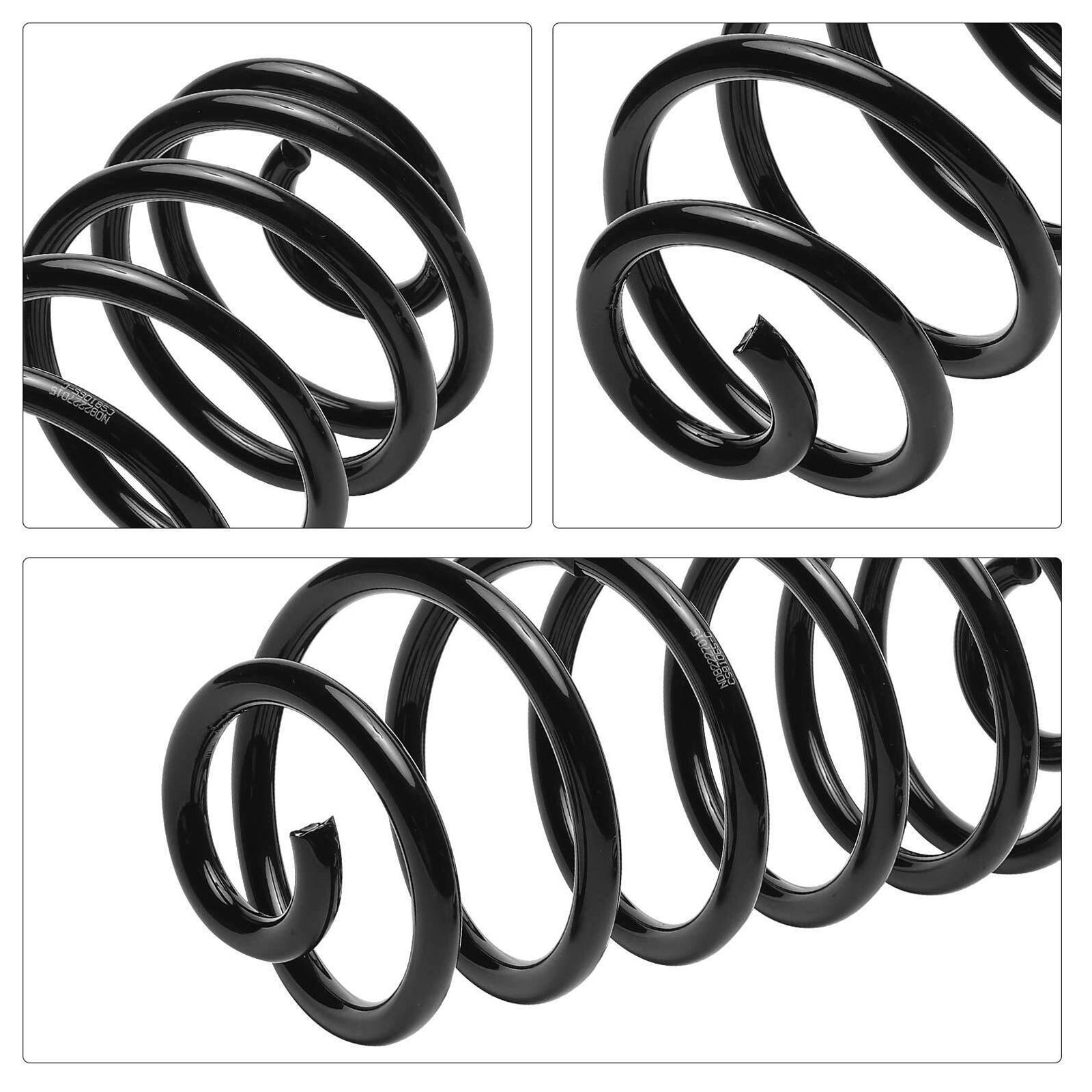 2pcs Rear Side Coil Spring For Chevrolet Cobalt 05-10 HHR Pontiac G5 Saturn Ion