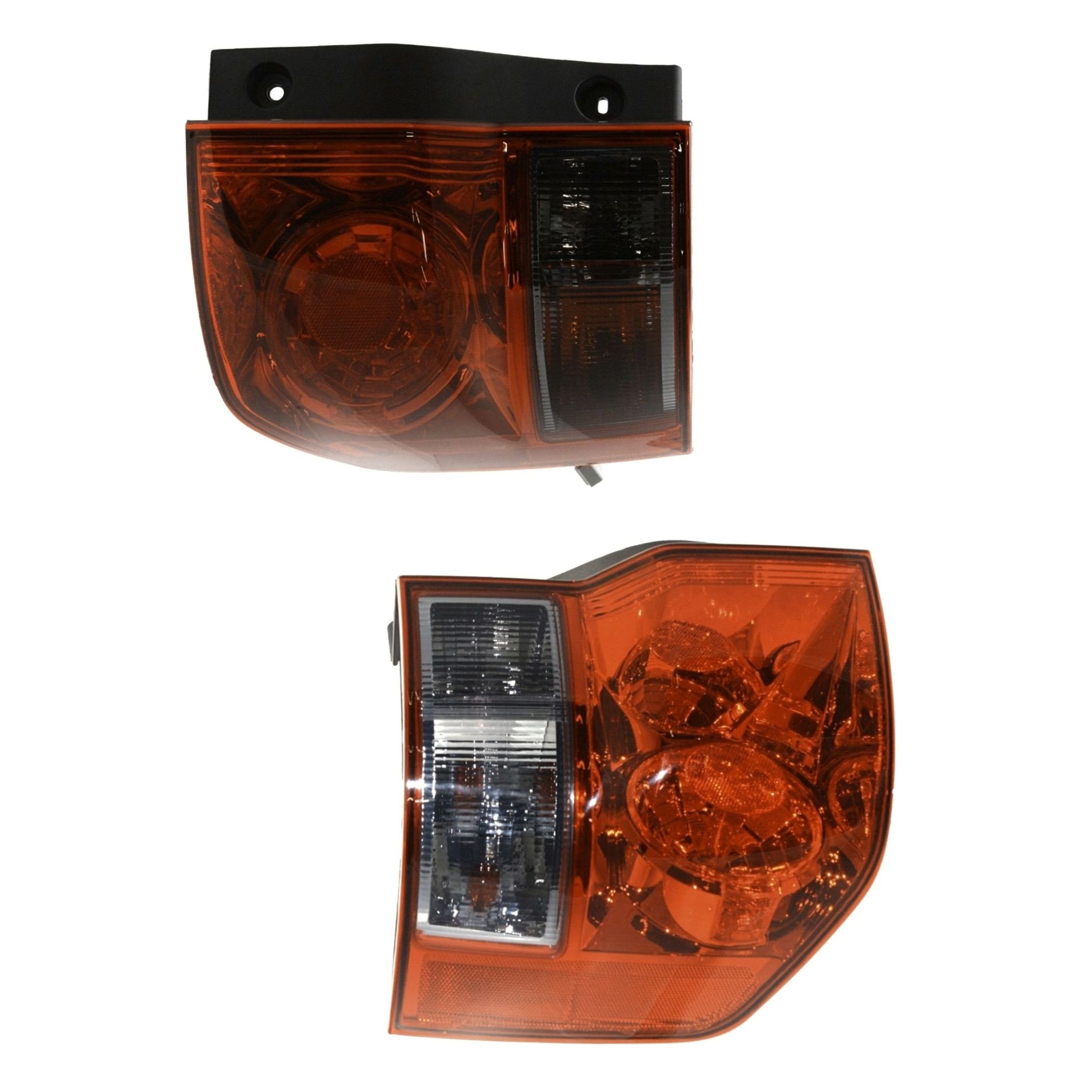 Halogen Tail Light Set For 03-08 Element Clear/Red Lens W/ Bulbs 2Pcs