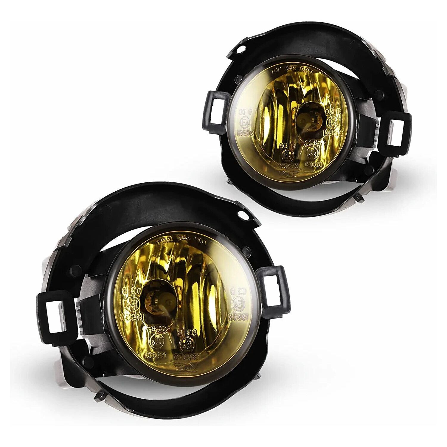 For Nissan 10-19 Frontier Yellow Fog Lights Driving Bumper Lamps Wiring Kits