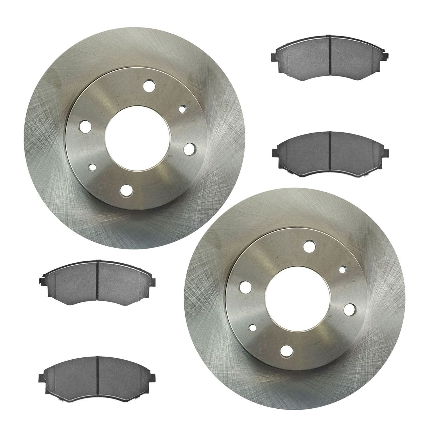 For Hyundai 2001-2006 Elantra Hatchback Front Disc Brake Pad & Rotor Kit Set