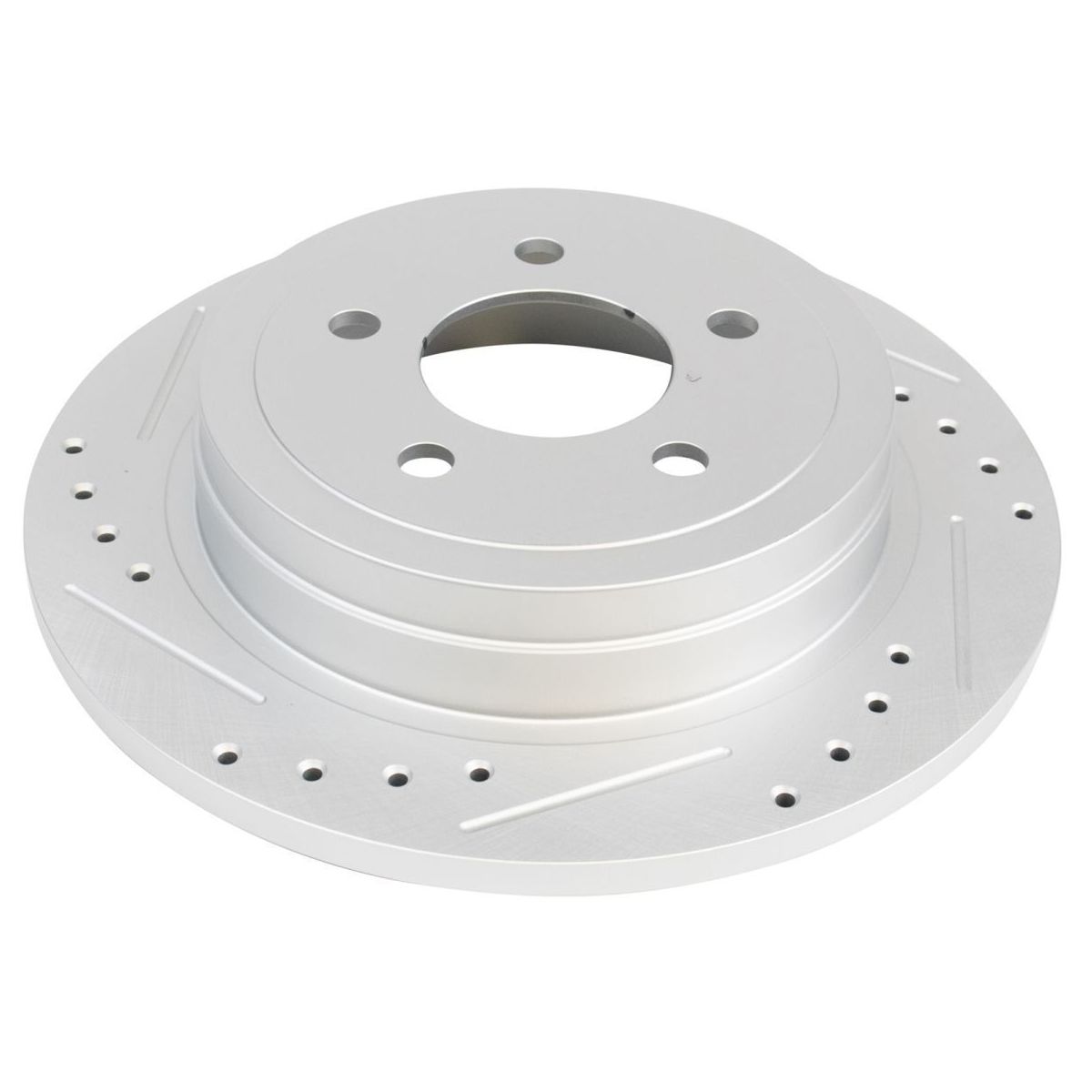 Rear For 03 Explorer Sport Cross Drilled Slotted G-Coated Rotor Kit Pair SUV