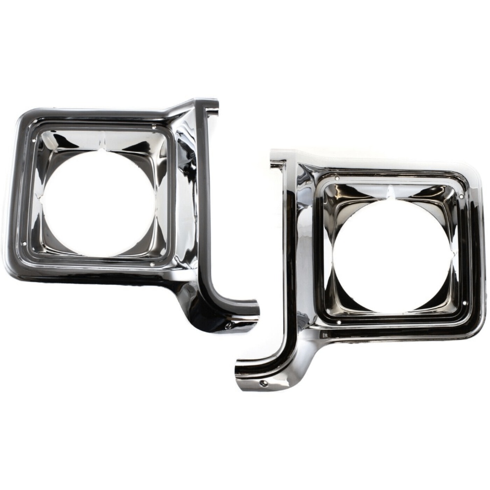 Headlight Doors/Bezels Set Of 2 Driver & Passenger Side For GMC Left Right Pair