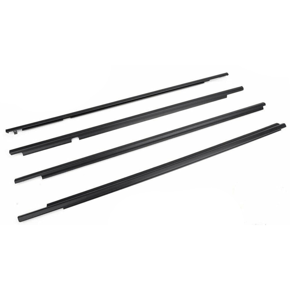 Car Weatherstrip Window Moulding Trim Seal Belt 4pcs For 03-09 Lexus GX470 Base