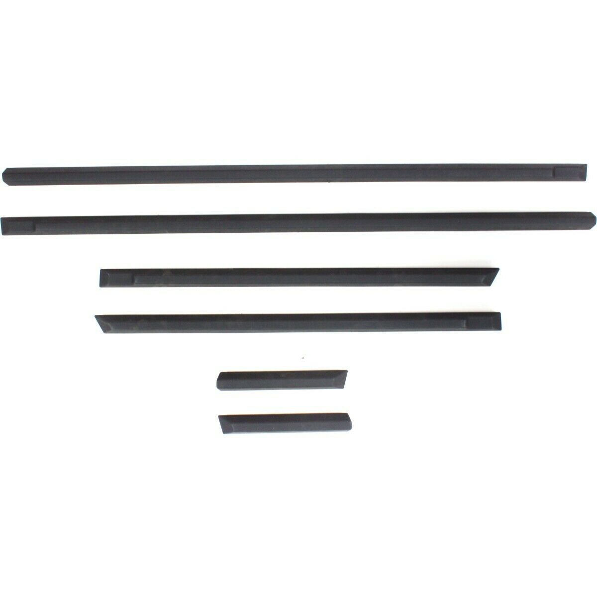 Set Of 6 Door Molding And Beltlines Front Left-and-Right For BMW 3-Series