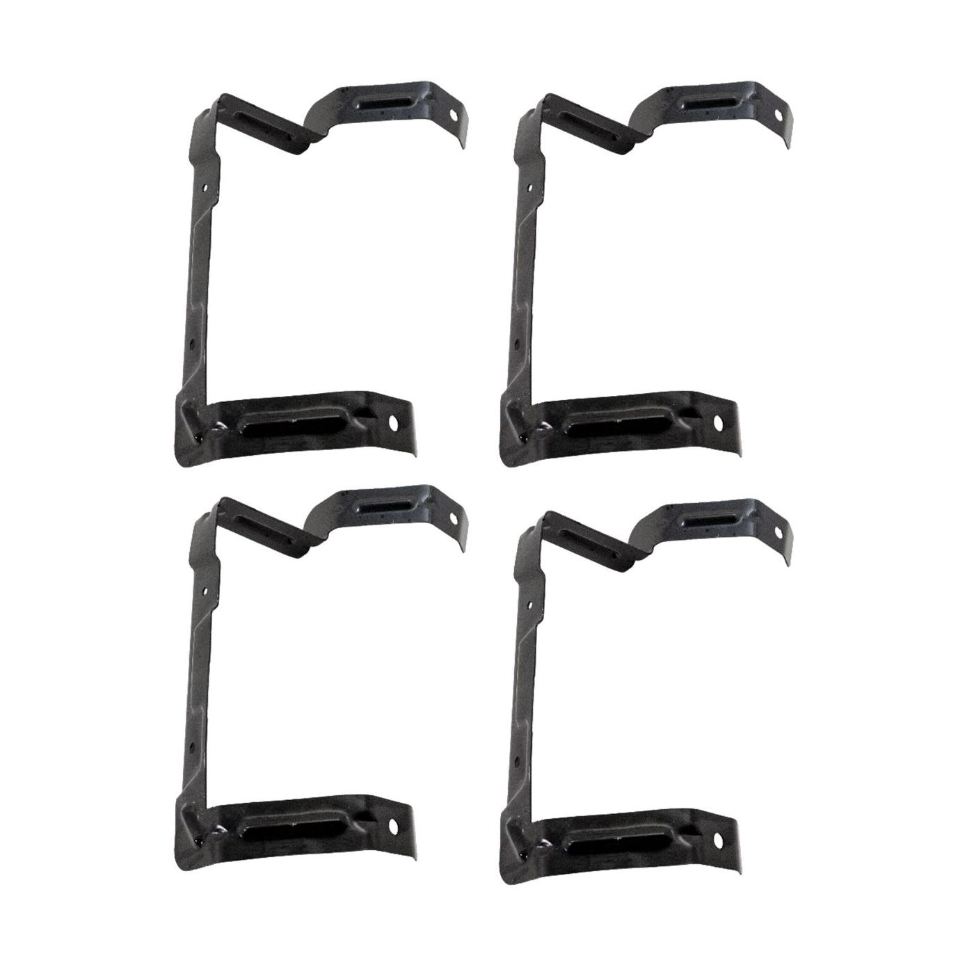 4 Sets Of - Bumper Face Bar Bracket Retainer Mounting Brace Rear Passenger Right Side