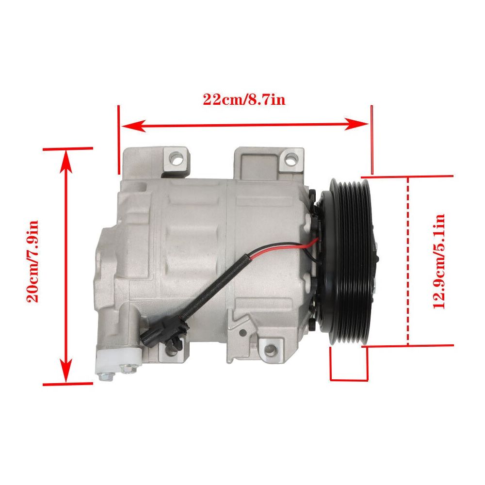 A/C AC Compressor W/Clutch For 2007 08-2012 Nissan Altima Sentra 2.5L CO 10886C