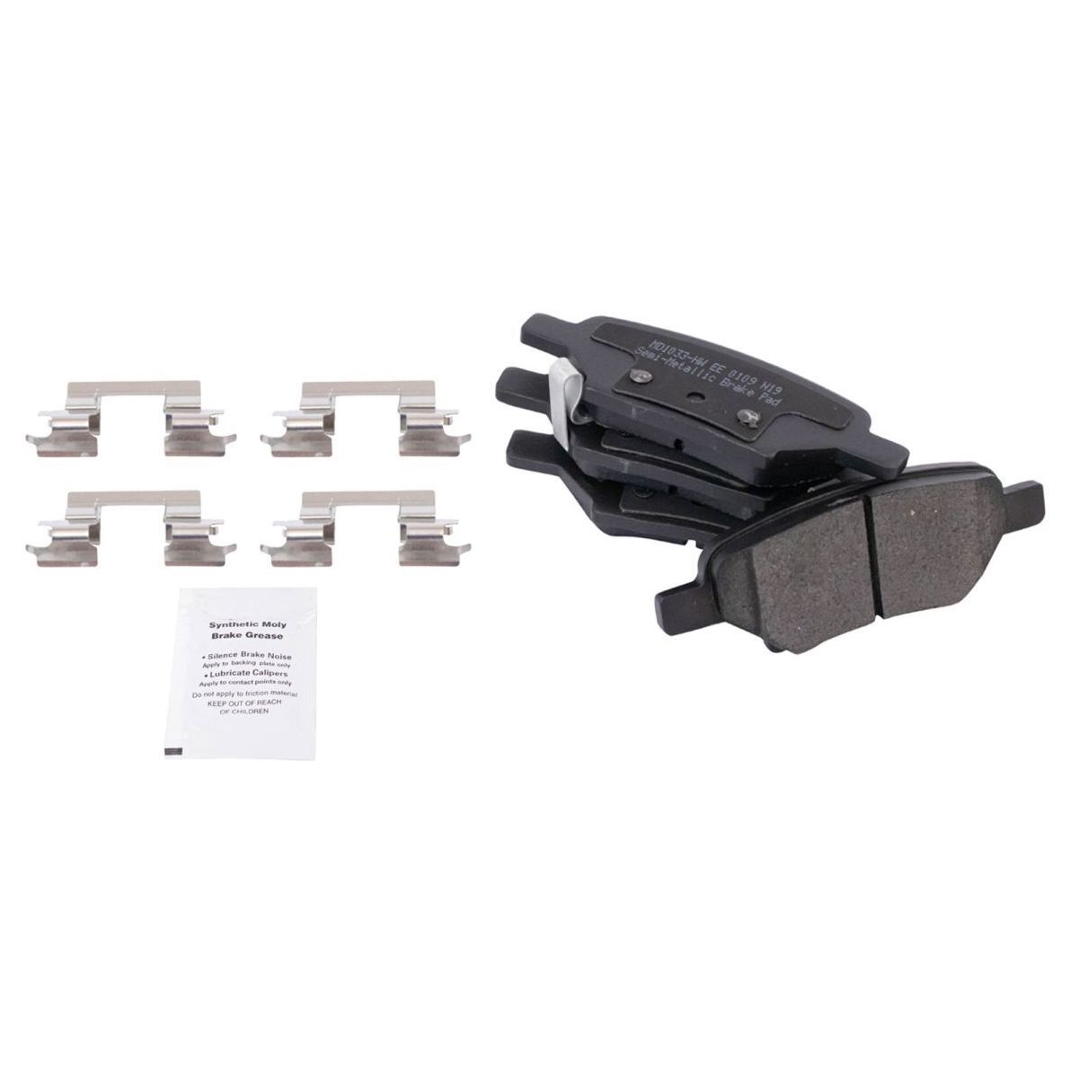 For 2008-2010 HHR LS Panel Wagon Rear Metallic Brake Pad & Coated Rotor Kit