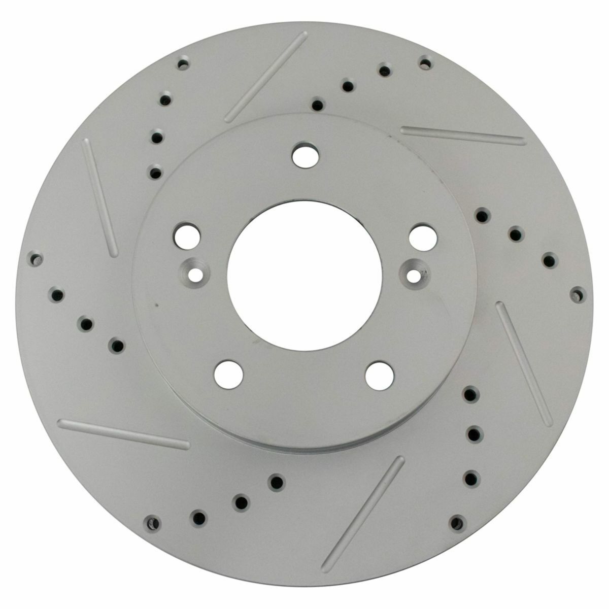 Performance Drilled & Slotted Front G-Coated Disc Brake Rotor Pair