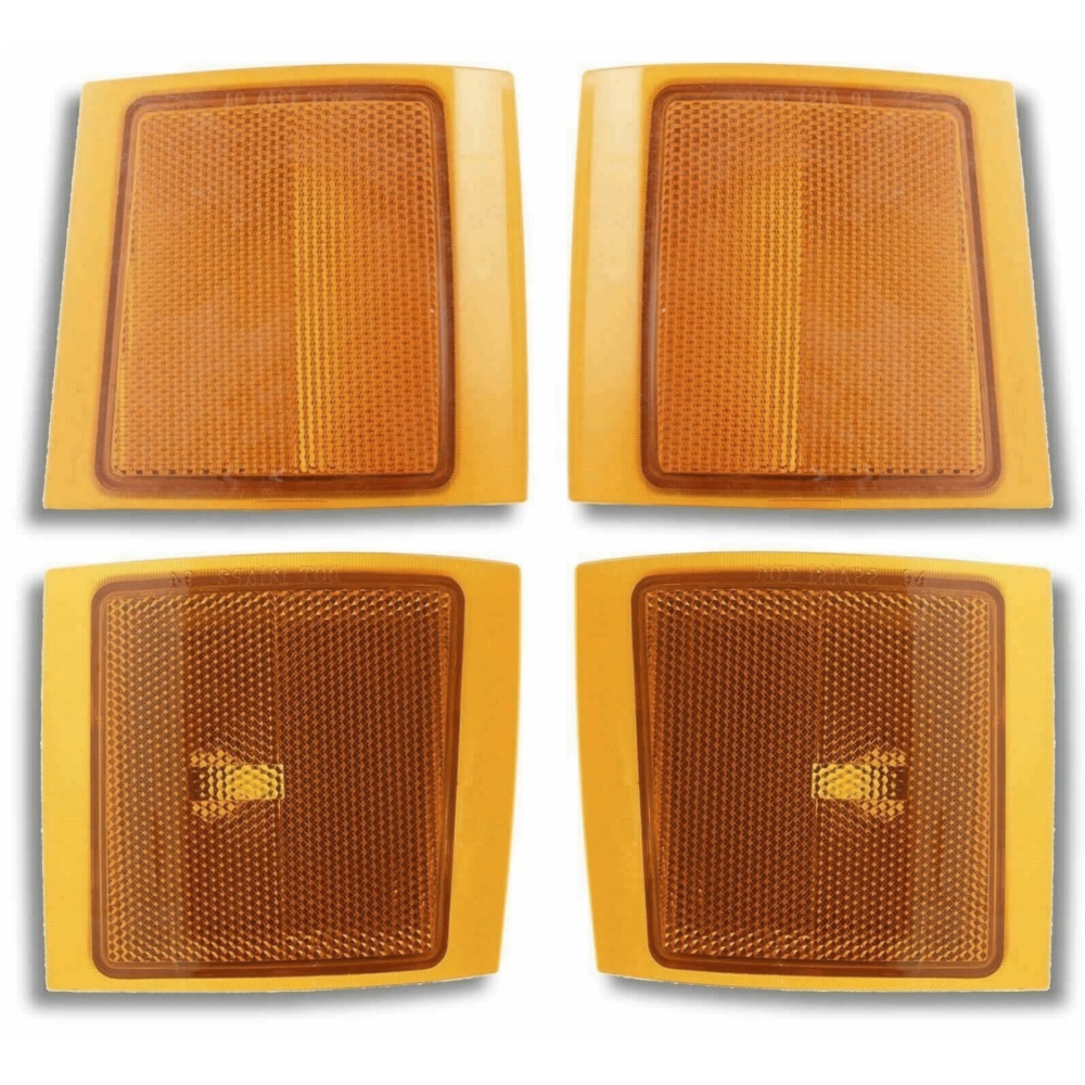 Front Headlight + Corner + Signal Lamps For 1995-1999 Chevrolet & GMC C/K Series
