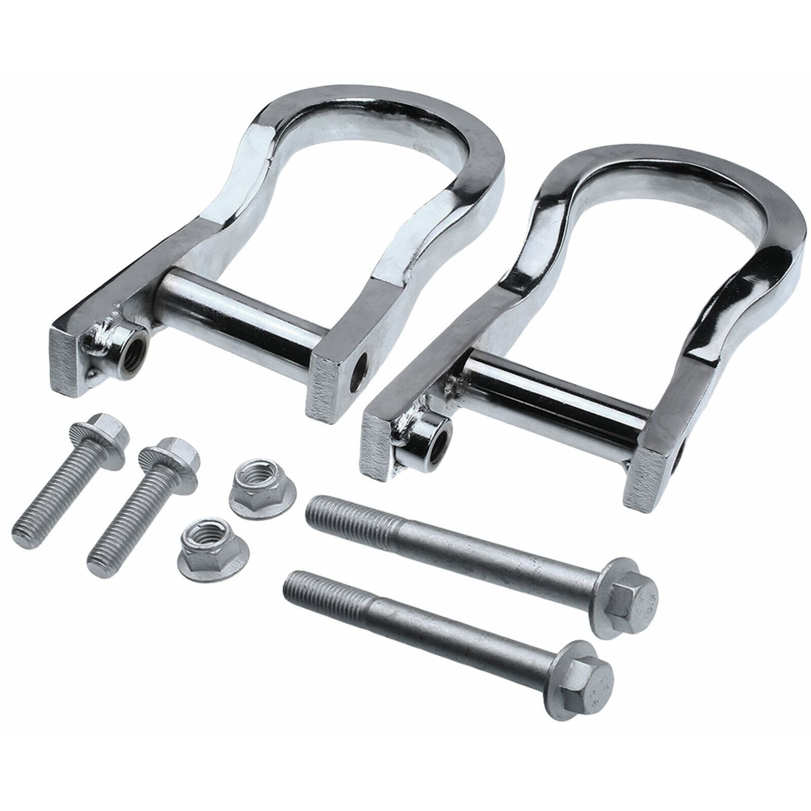 3 Sets Of - Chrome Tow Hooks For Chevrolet GMC Silverado Sierra 1500 2007-2019