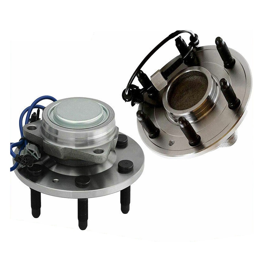 For RWD Front Wheel Hub Bearing Pair For 2007-2012 2013 GMC Sierra Silverado 1500