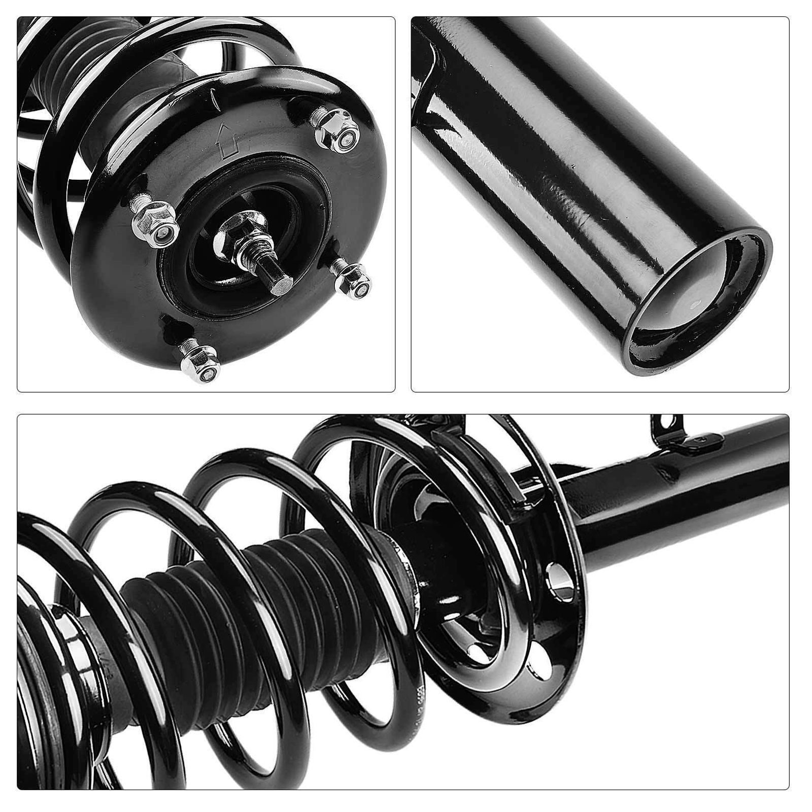 2Pcs Front L & R Complete Strut & Coil Spring Assembly For Lincoln MKS 2009 3.7L